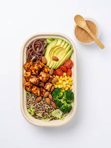 Smoky Bbq Paneer Bowl (english)