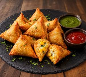 Cheese Corn Mini Samosa
