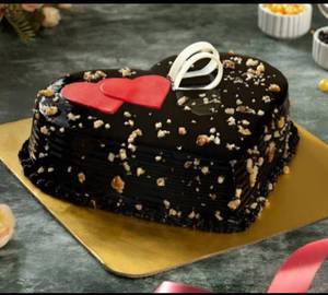 Chocolate walnut Heart sheep cake