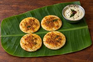 Coin Ghee Podi Oothappam { 4 Piece}