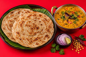 Wheat Parota With Dalcha