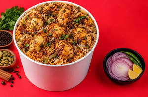 Egg Biryani  [Small Bucket 2.2 Kg]