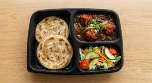 Porotta(2) + Chilli Chicken(3 Pcs) + Salad Mini Box