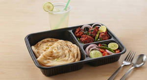 Porotta(3 Nos)+ Chicken 65(4 Pcs)+ Salad+ Lime Meal