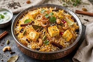 Paneer biryani