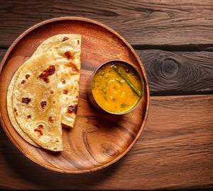 Lunch Daal + Chapati [2 Pieces]