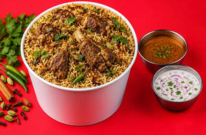 Naati Mutton Biryani [Small Bucket 2.2 Kg]