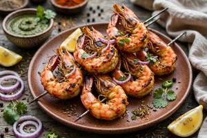 Prawns tikka 10 to 12 pieces