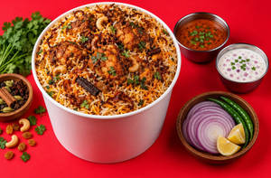 Guntur Chicken Biryani [Small Bucket 2.2 Kg]