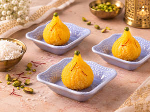 Modak Kesar Coconut