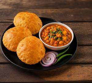 Puri sabji [3 pieces]