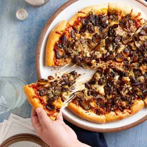 Mushroom cheese Pizza (7 Inches)