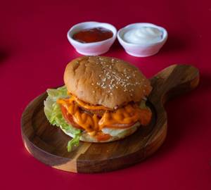 Peri Peri Crispy Chicken Burger