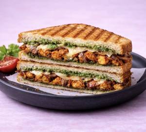 Grilled Paneer Tikka Sandwich(Made With Jumbo Bread)