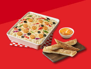 3in1 Combo : Classic White Sauce Pasta Non Veg