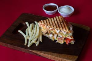 Grilled Peri Peri Mushroom Sandwich+ Classic French Fries