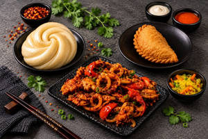 Chicken Sikkimese Street Food Combo