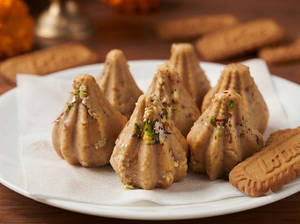 Biscoff Mawa Modak