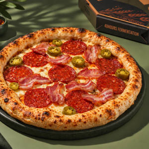 Pepperoni & Bacon Diavola Pizza
