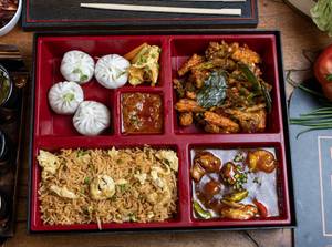 Chicken Bento Box With Rice