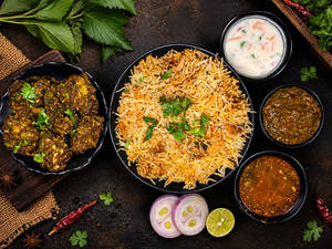 Gongura Chicken Fry Biryani