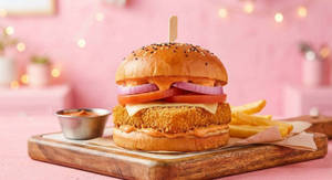 TANDOORI  PANEER Burger.