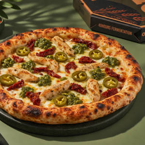 Pesto Chicken Verde Pizza