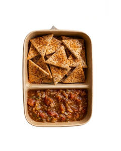 Spicy Salsa & Baked Crisps