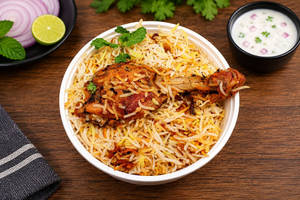 Single Chicken Dum Biryani (1 Piece)