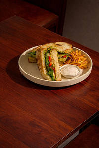 Pesto Grilled Vegetable Sandwich