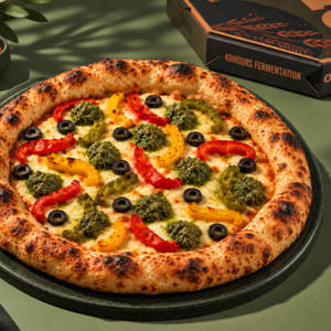 Pesto Veggie Verde Pizza