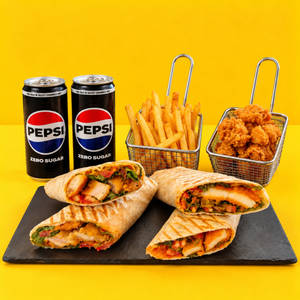 Chicken & Paneer Wrap Feast