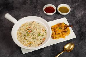 Chicken Fried Rice With Chicken Lollipop (3 Pc)