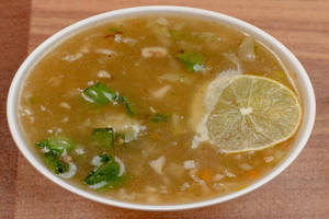 Veg Coriander Lemon Soup