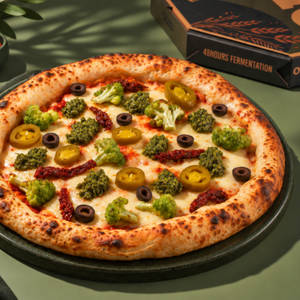 Broccoli Pesto Verde Pizza