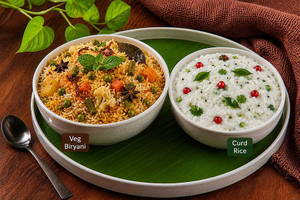 Combo-2(veg Biryani, Curd Rice)