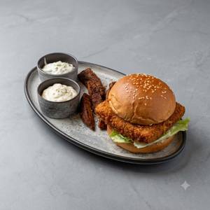 Fried Fish Burger