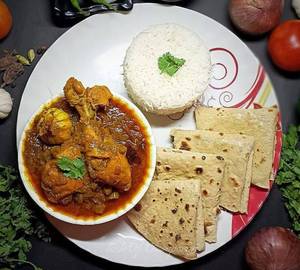 Champaran Chicken thali