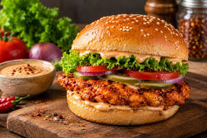 Peri Peri Chicken Burger