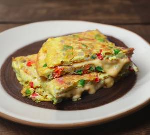 Cheese Plain Omelette [2 Eggs]