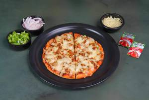 Chicken cheese pizza (8 inches)