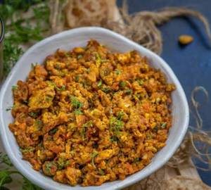 Evening snacks bhurji pav [2 egg bhurji -2pav]