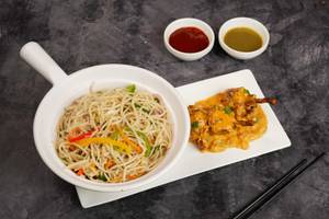 Chicken Noodles With Chicken Lollipop (3 Pc)