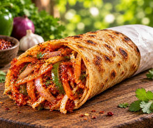 Spicy Schezwan Frankie