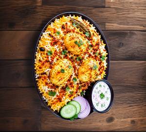 Egg Dum Biryani (1 Egg)