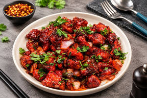 Chilli Chicken Dry (8 Pcs)