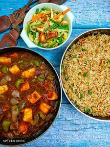 Kadhai Paneer + Fried Rice
