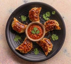 Chicken pan fried momo