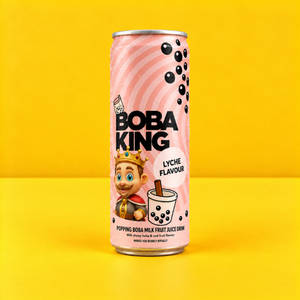Boba King Peach Juice Can (320ml)