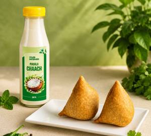 Masala Chaach + Whole Wheat Samosa [2 Pieces]